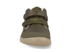 Biomecanics pantofi baieti captusiti Barefoot 19-23 Sauvage Militare cu dino