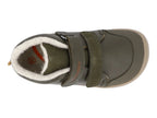 Biomecanics pantofi baieti captusiti Barefoot 24-26 Sauvage Militare cu dino