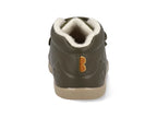 Biomecanics pantofi baieti captusiti Barefoot 19-23 Sauvage Militare cu dino