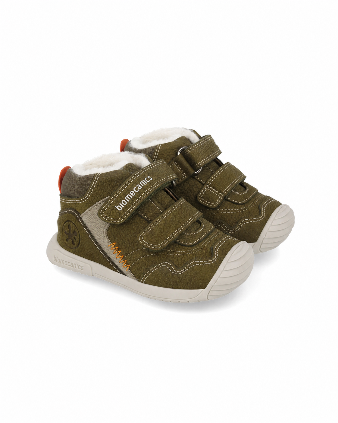 Biomecanics pantofi baieti captusiti cu lana 18-25 Nobuck Militare