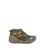 Biomecanics pantofi baieti de interior 18-24 Gabardina Kaki cu dino