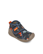Biomecanics pantofi baieti de interior 18-24 Gabardina Azul Marino cu dino