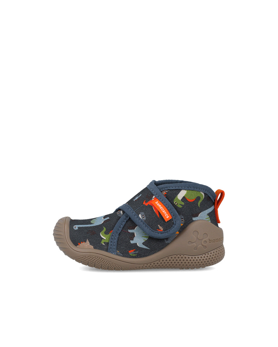 Biomecanics pantofi baieti de interior 18-24 Gabardina Azul Marino cu dino