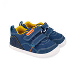 Biomecanics pantofi baieti din panza BAREFOOT 19-26 Pique Petrol