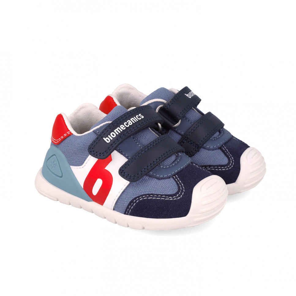 Biomecanics pantofi baieti Primii pasi 18-24 Sauvage Petrol