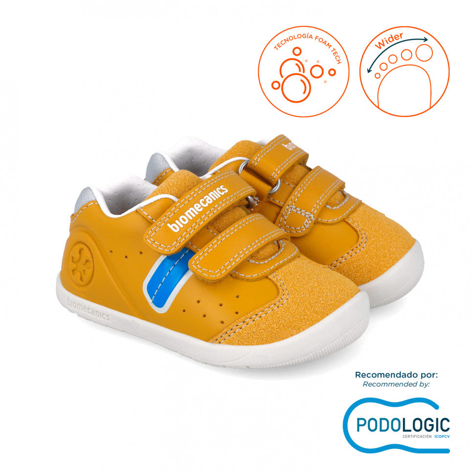Biomecanics pantofi baieti Primii pasi 19-23 Sauvage Yema
