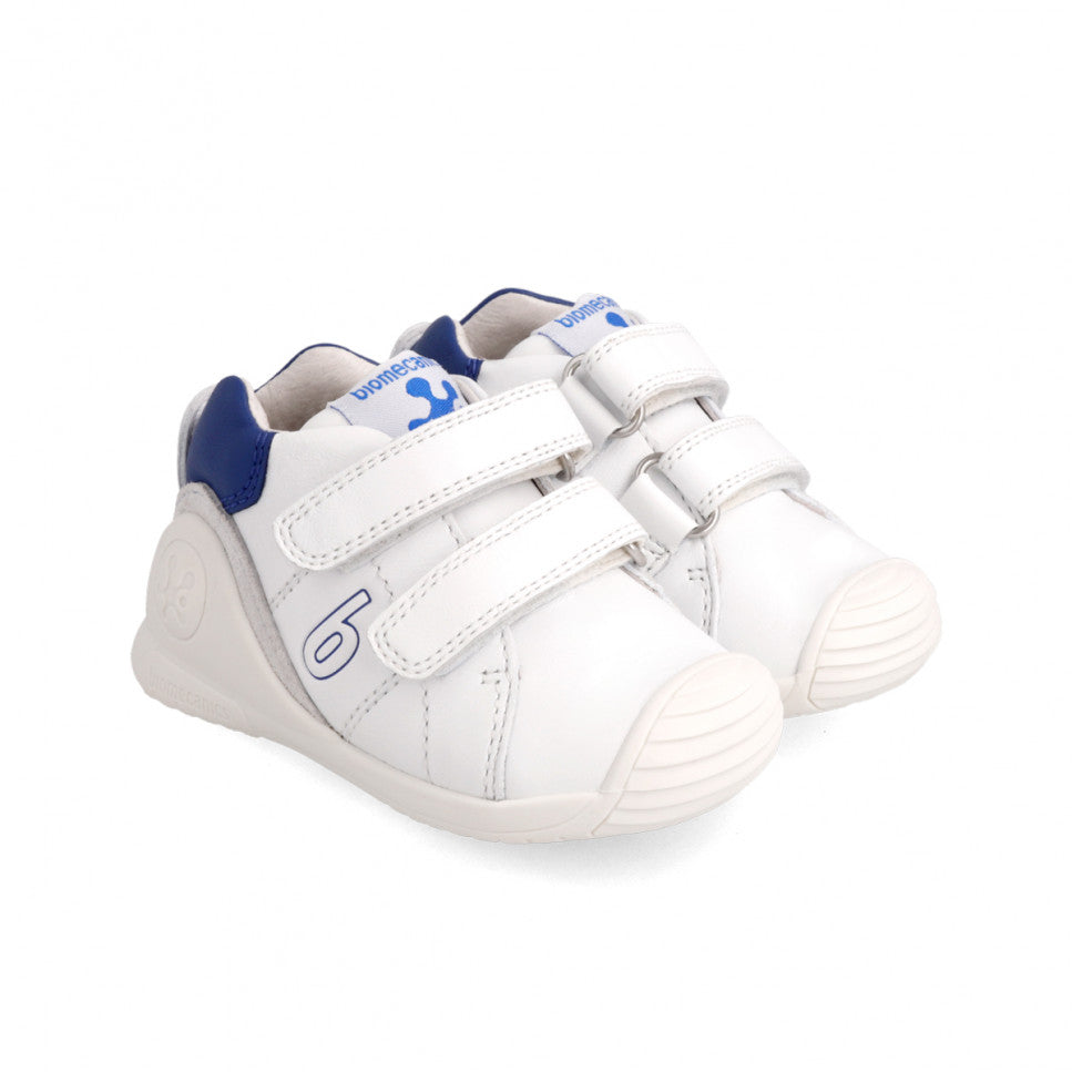 Biomecanics pantofi baieti sport 18-24 Blanco Y Azul Electrico