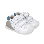 Biomecanics pantofi baieti sport 18-24 Napa Blanco y Indigo cu stele