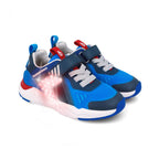 Biomecanics pantofi baieti sport cu LED 24-32 Rejilla Azul