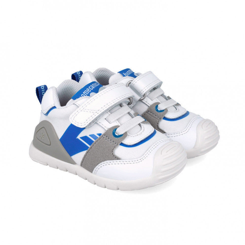 Biomecanics pantofi baieti sport Primii pasi 18-24 Napa Blanco Y Royal Imagine principală a produsului