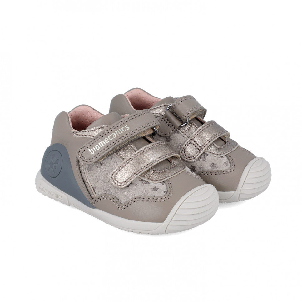 Biomecanics pantofi fete 18-24 Oyster cu stelute