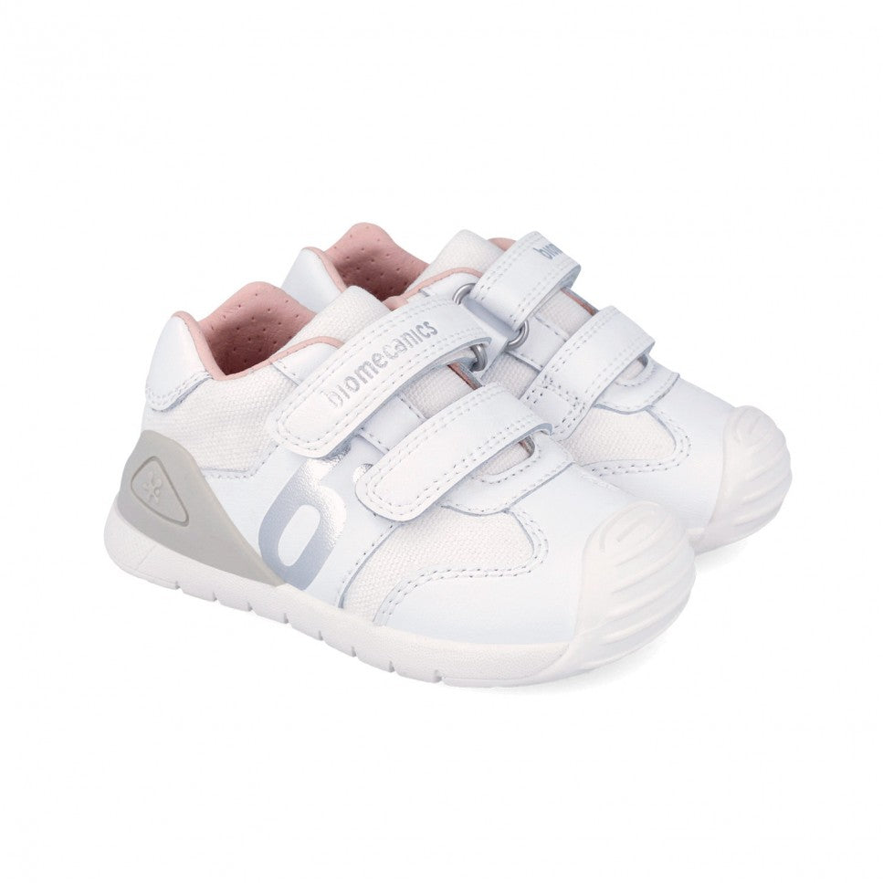Biomecanics pantofi fete 18-25 Napa Blanco Y Plata