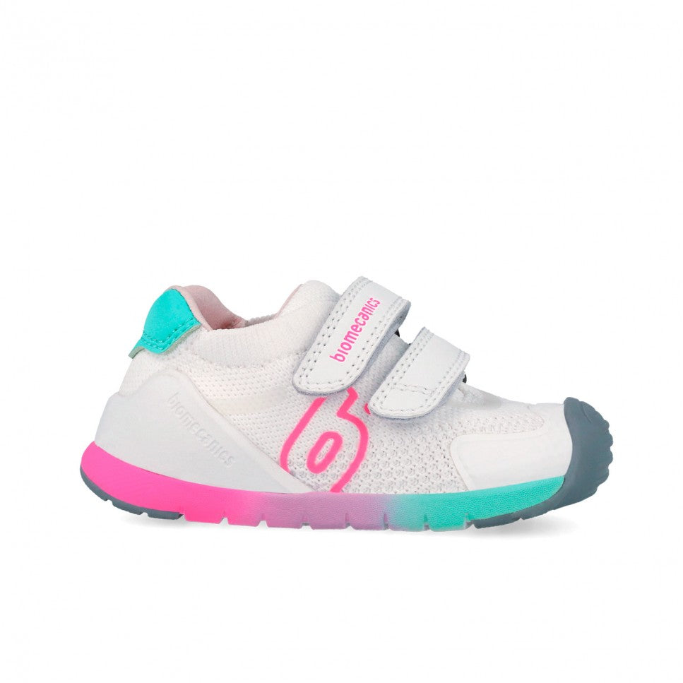 Biomecanics pantofi fete 19-25 Rejilla Blanco Y Fucsia