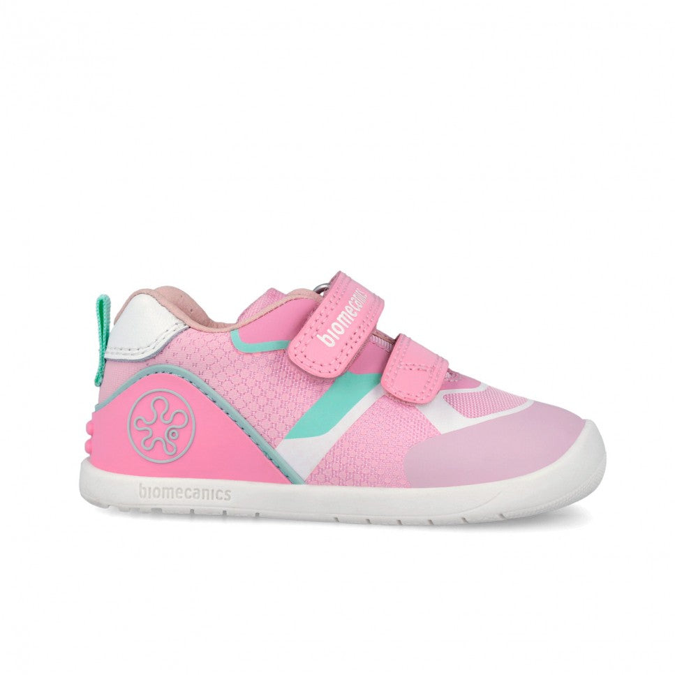 Biomecanics pantofi fete BAREFOOT 19-26 Rejilla Rosa