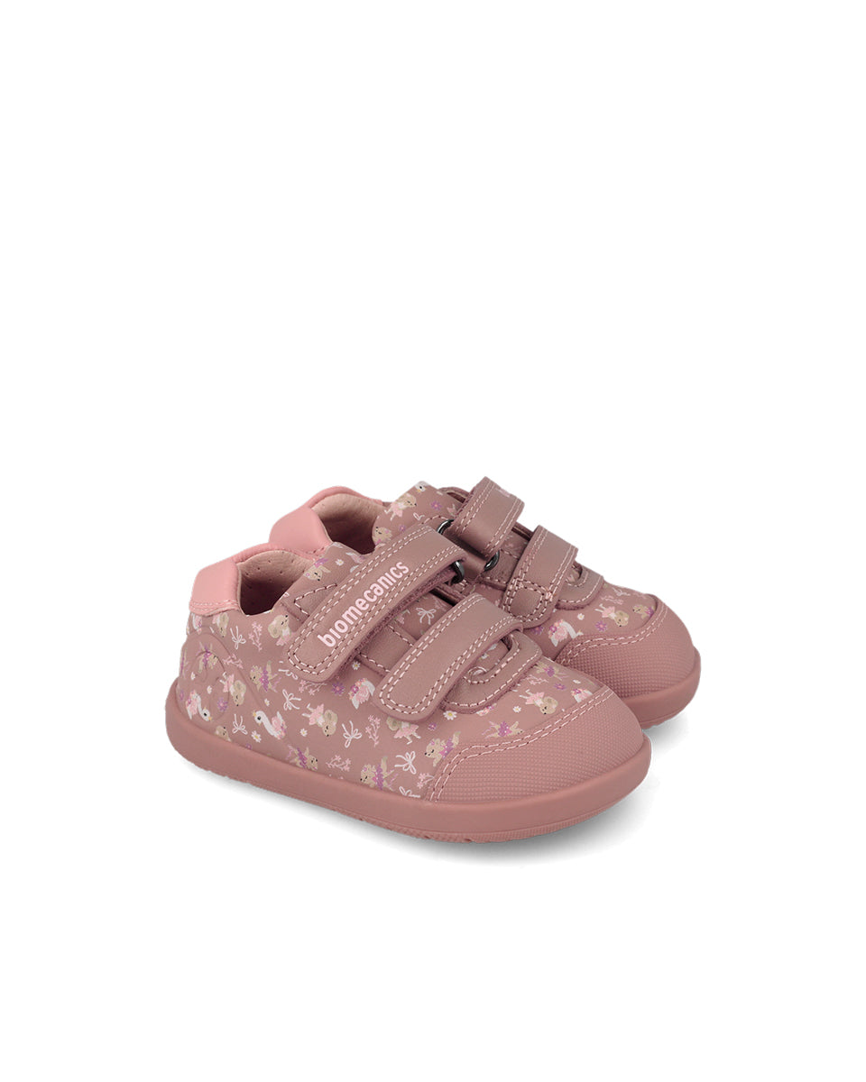 Biomecanics pantofi fete Barefoot 19-26 Sauvage Kiss cu lebede
