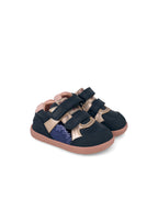 Biomecanics pantofi fete Barefoot 19-26 Sauvage Ocean cu paiete