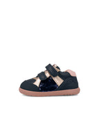 Biomecanics pantofi fete Barefoot 19-26 Sauvage Ocean cu paiete