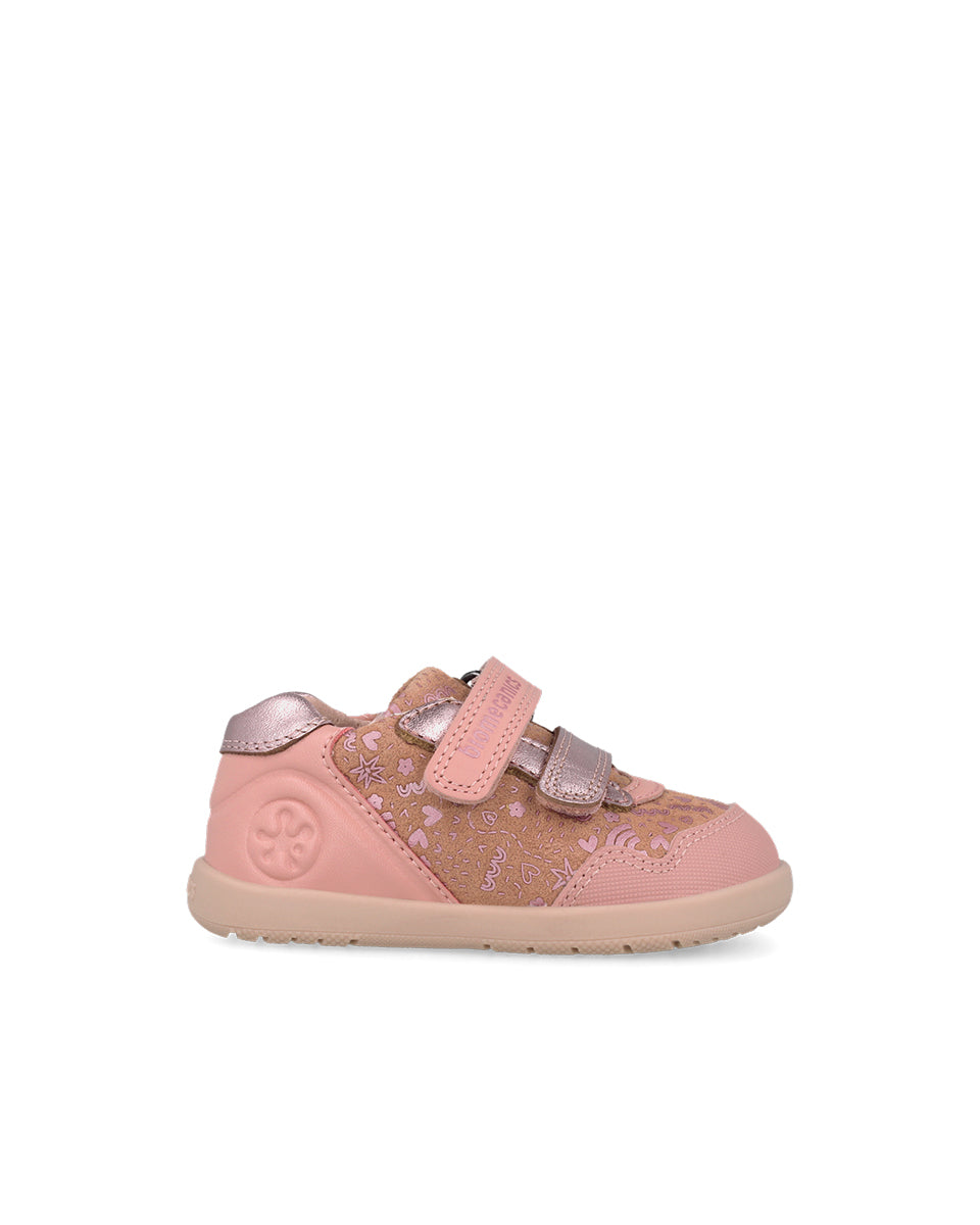 Biomecanics pantofi fete Barefoot 19-26 Sauvage Petalo cu cometa