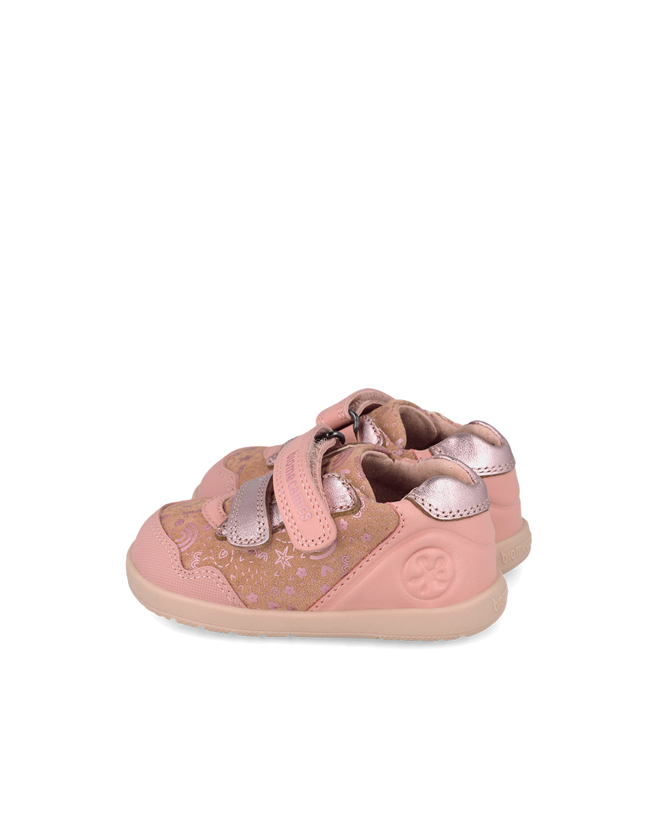 Biomecanics pantofi fete Barefoot 19-26 Sauvage Petalo cu cometa