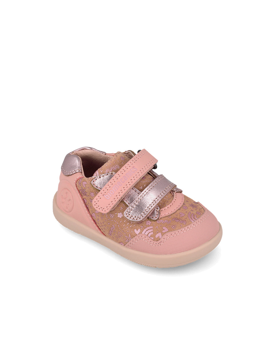 Biomecanics pantofi fete Barefoot 19-26 Sauvage Petalo cu cometa