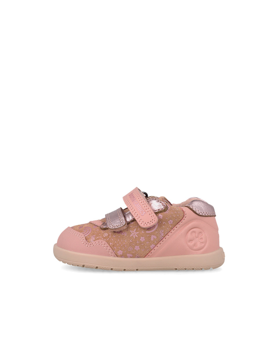Biomecanics pantofi fete Barefoot 19-26 Sauvage Petalo cu cometa