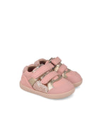Biomecanics pantofi fete Barefoot 19-26 Sauvage Petalo cu paiete