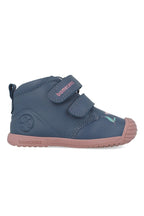 Biomecanics pantofi fete captusiti 18-25 Sauvage Petrol cu floare si colibri