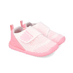 Biomecanics pantofi fete de casa Wider Biohome Barefoot Primii Pasi 19-26 Rejilla Blanco Y Rosa
