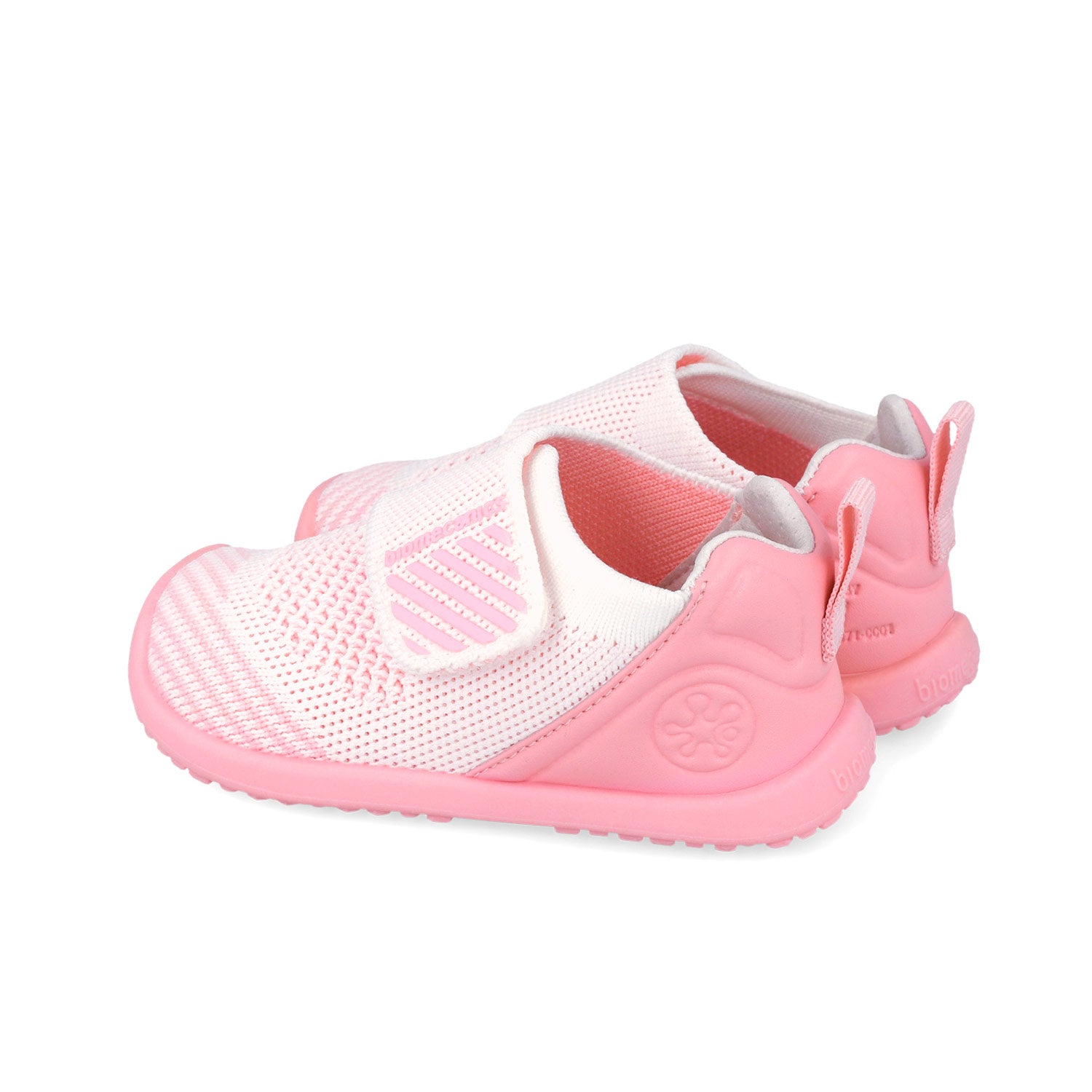Biomecanics pantofi fete de casa Wider Biohome Barefoot Primii Pasi 19-26 Rejilla Blanco Y Rosa