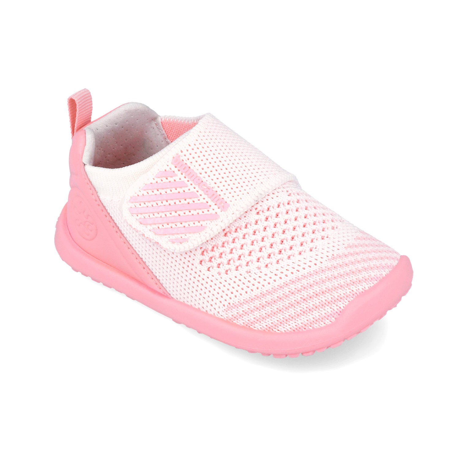 Biomecanics pantofi fete de casa Wider Biohome Barefoot Primii Pasi 19-26 Rejilla Blanco Y Rosa