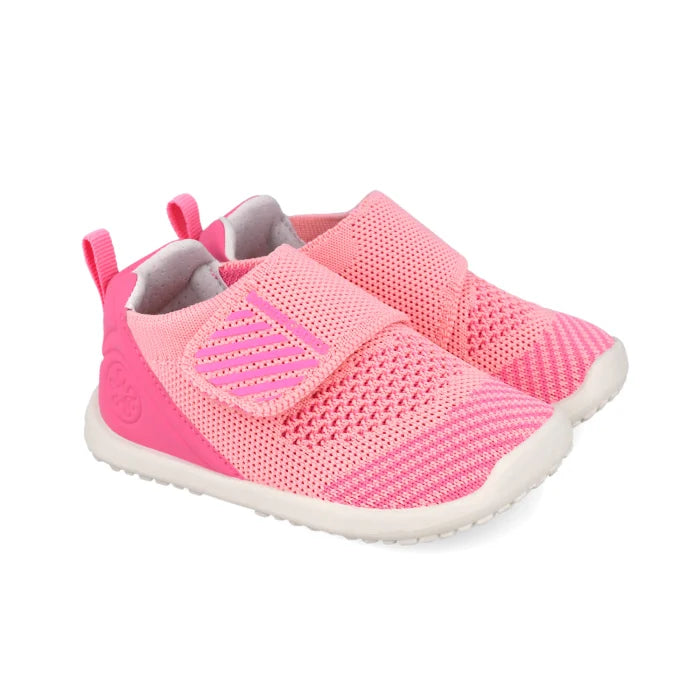 Biomecanics pantofi fete de casa Wider Biohome Barefoot Primii Pasi 19-26 Rejilla Rosa