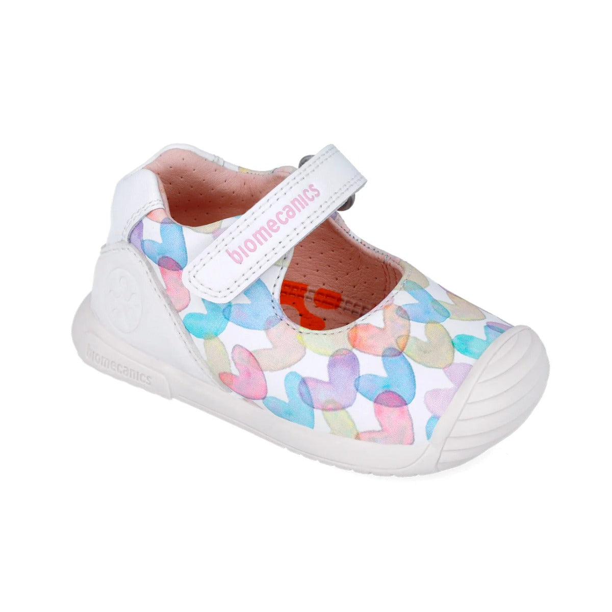 Biomecanics pantofi fete decupati 18-24 Napa Blanco cu inimioare