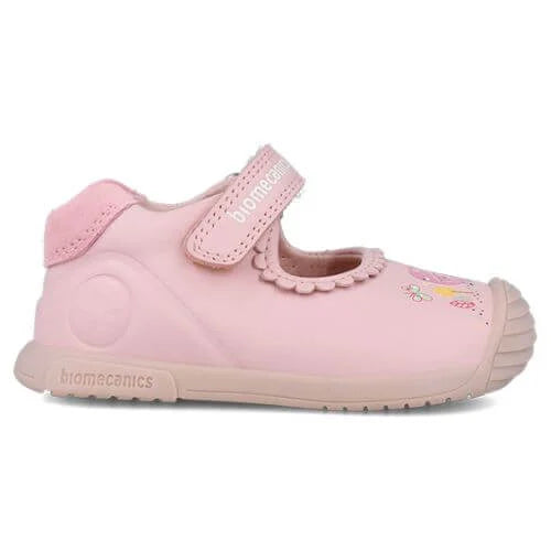 Biomecanics pantofi fete decupati 18-24 Sauvage Rosa cu puisor