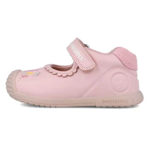 Biomecanics pantofi fete decupati 18-24 Sauvage Rosa cu puisor