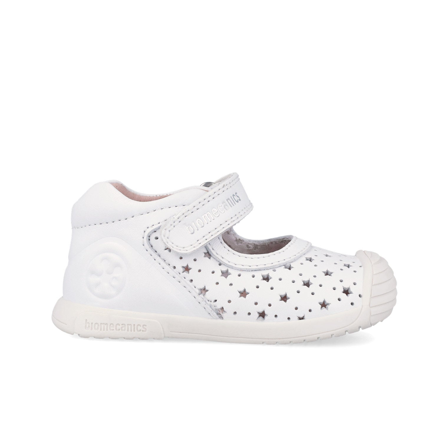 Biomecanics pantofi fete decupati 18-25 Sauvage Blanco cu stelute decupate