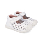 Biomecanics pantofi fete decupati 18-25 Sauvage Blanco cu stelute decupate