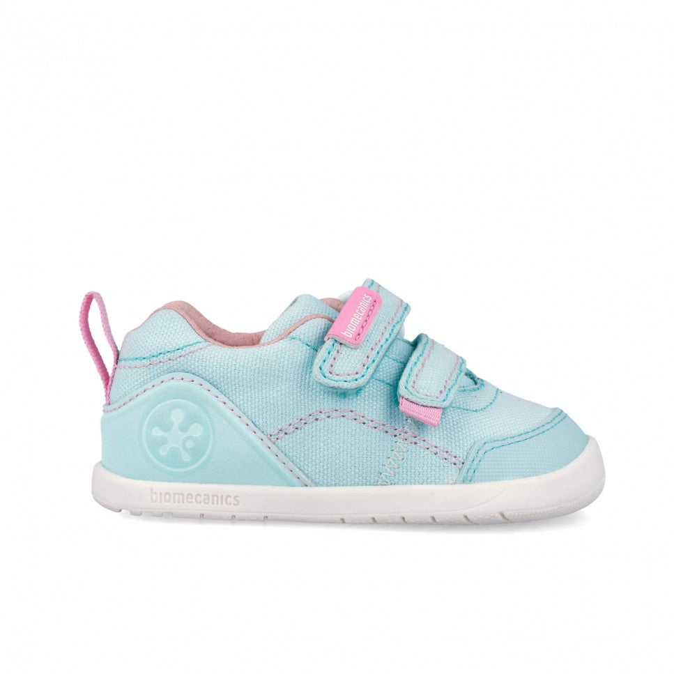 Biomecanics pantofi fete din panza BAREFOOT 19-26 Pique Sky