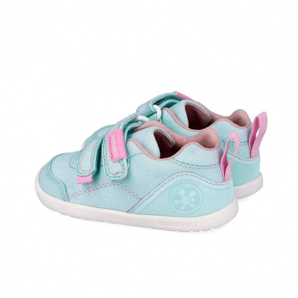 Biomecanics pantofi fete din panza BAREFOOT 19-26 Pique Sky