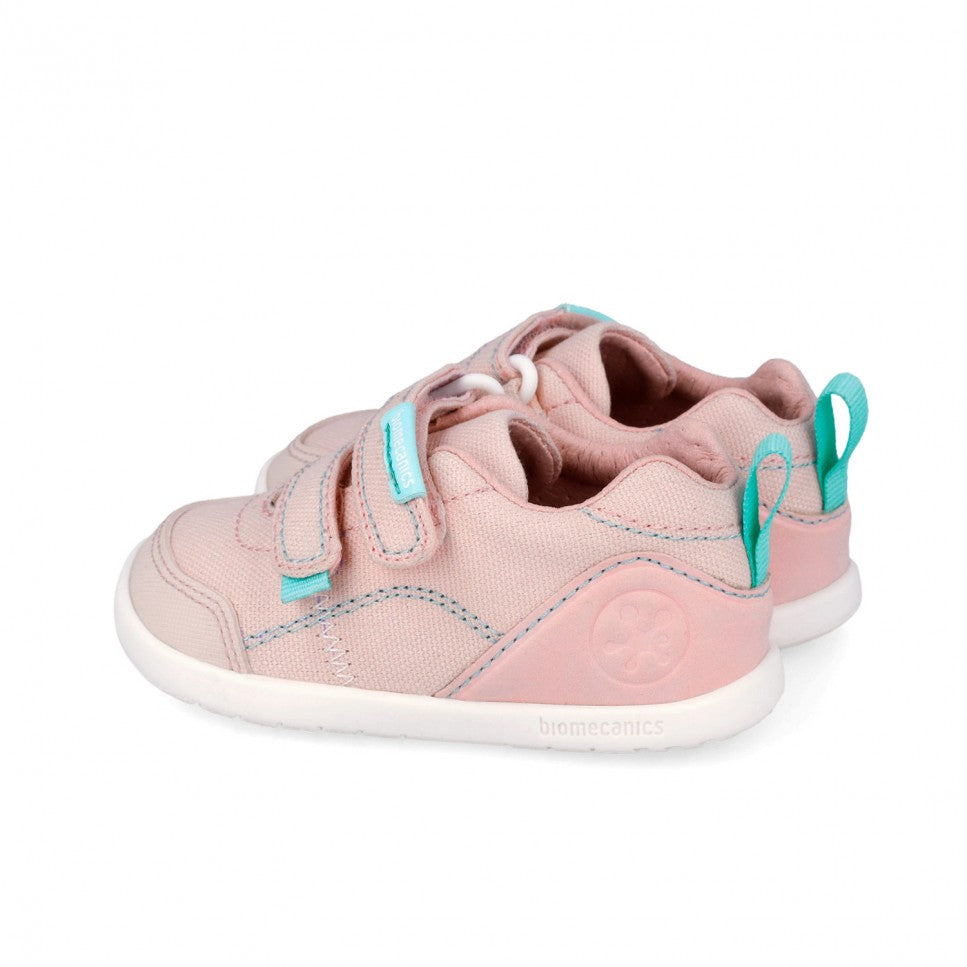 Biomecanics pantofi fete din panza BAREFOOT 19-26 Pique Rosa