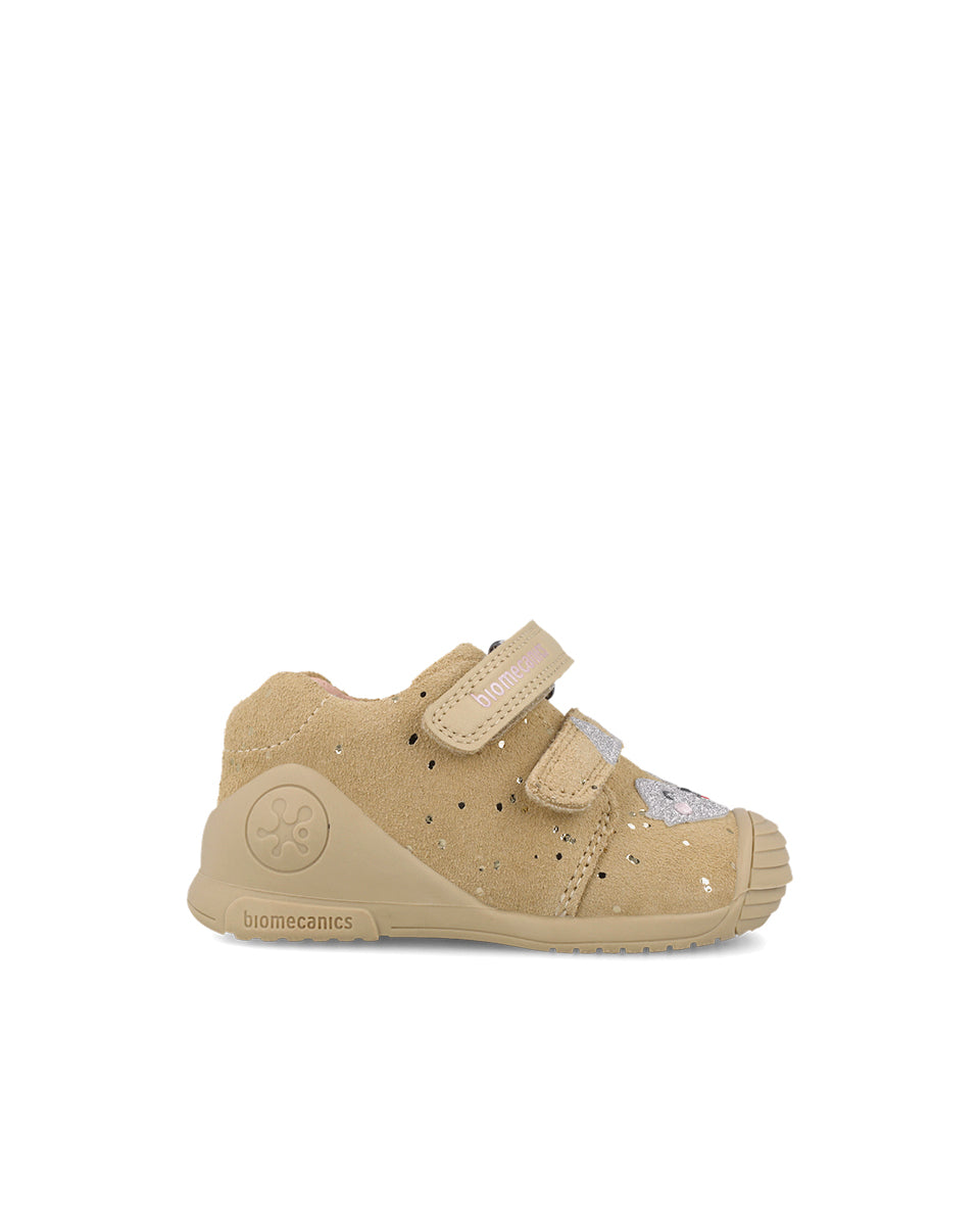 Biomecanics pantofi fete 18-25 Serraje Laminado Latte Macchiatto cu raton