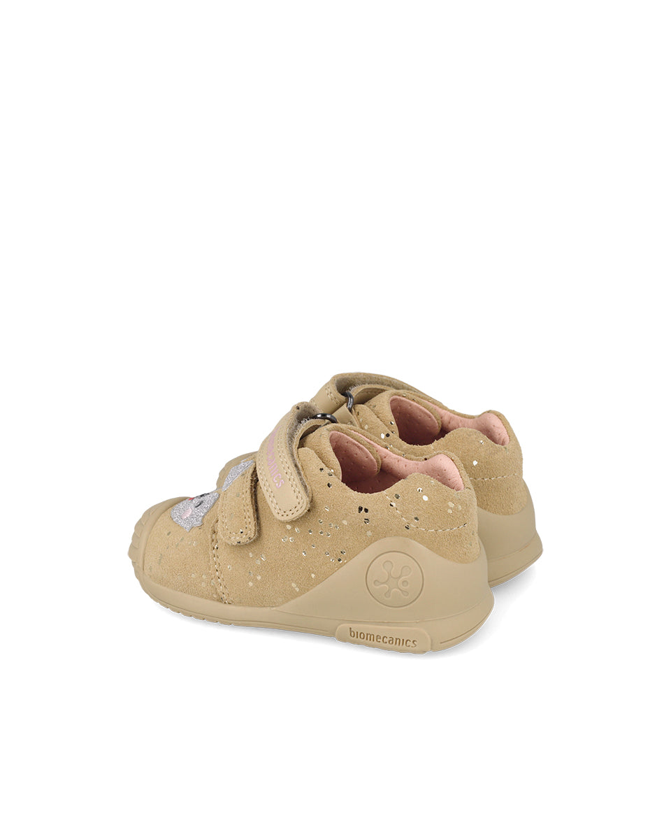 Biomecanics pantofi fete 18-25 Serraje Laminado Latte Macchiatto cu raton