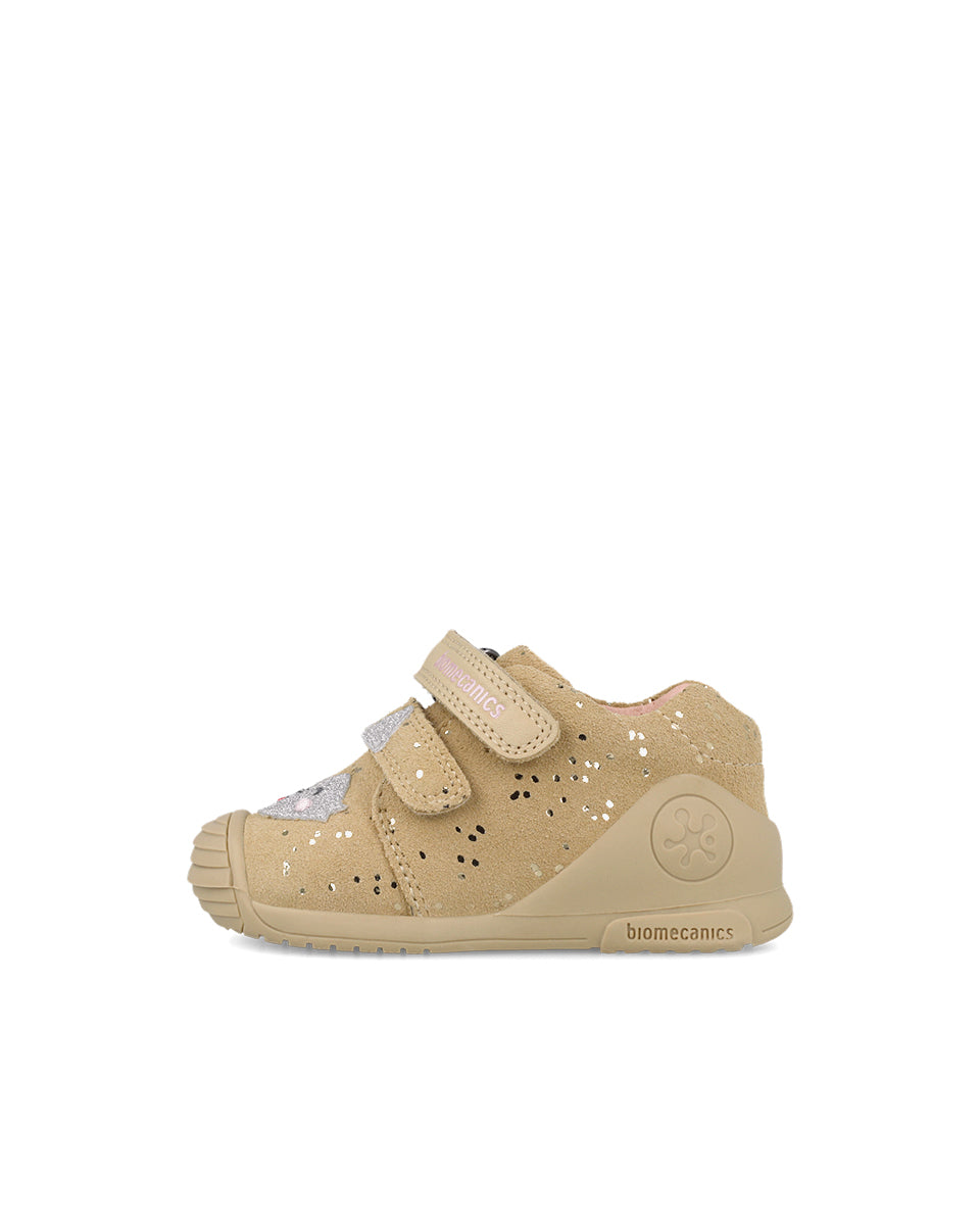 Biomecanics pantofi fete 18-25 Serraje Laminado Latte Macchiatto cu raton