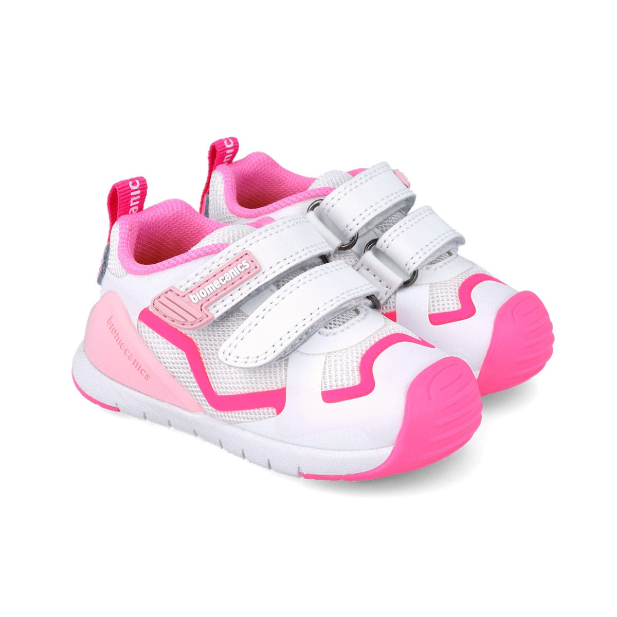 Biomecanics pantofi fete sport 19-25 Rejilla Blanco Y Fucsia