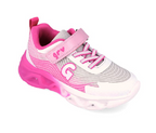 Garvalin Biomecanics pantofi fete sport cu LED 24-34 Mat Blanco Y Rosa