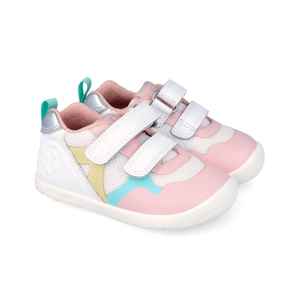 Biomecanics pantofi fete sport First Steps Barefoot 19-26 Blanco Y Multicolor Imagine principală a produsului