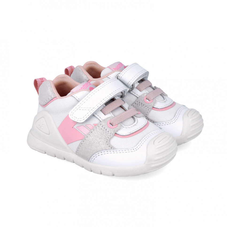 Biomecanics pantofi fete sport Primii pasi 18-24 Napa Blanco Y Cotton Imagine principală a produsului