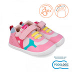 Biomecanics pantofi fete sport Primii pasi 19-23 Rejilla Rosa Y Magnolia