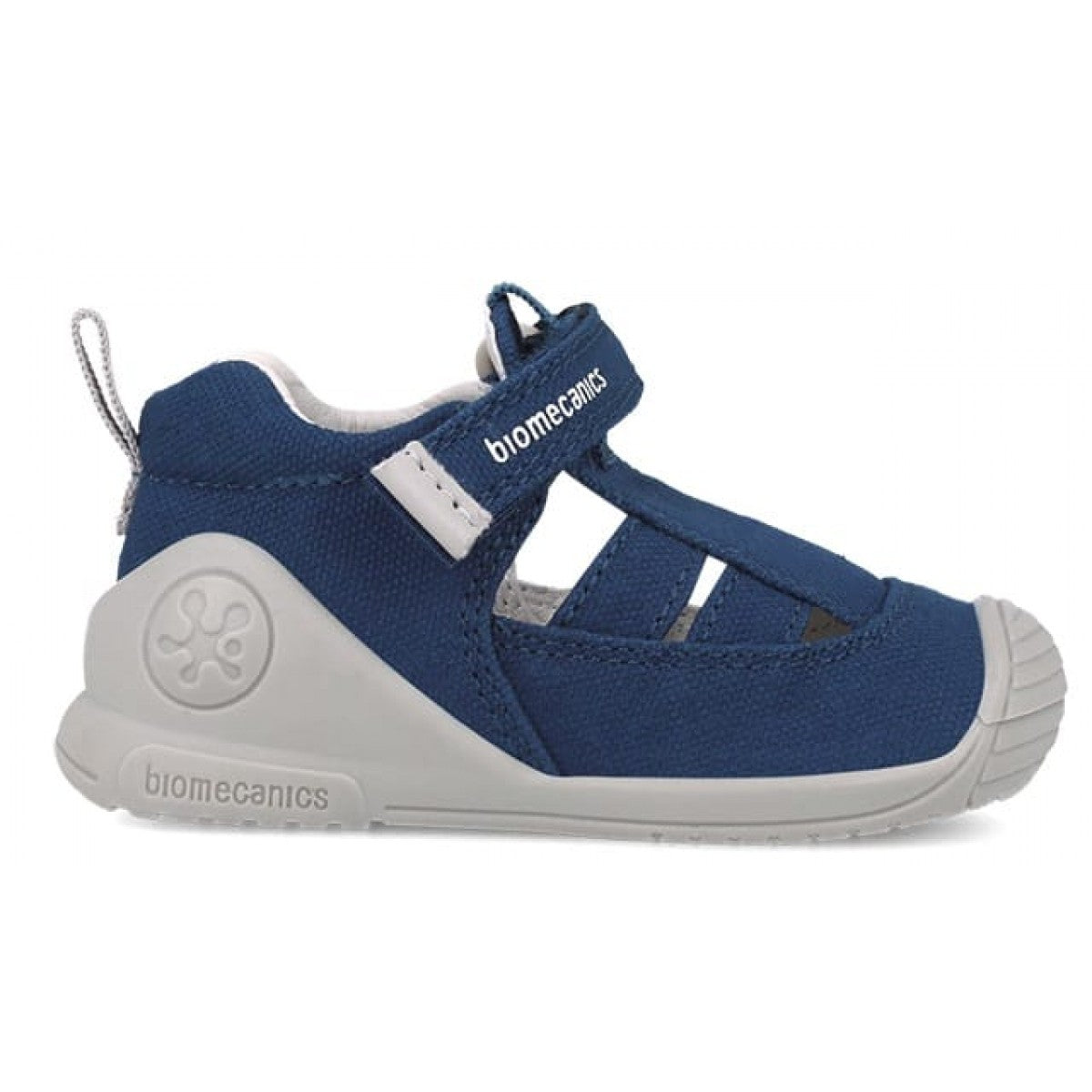 Biomecanics sandale baieti din panza 18-24 Pique Azul Marino Imagine secundară a produsului