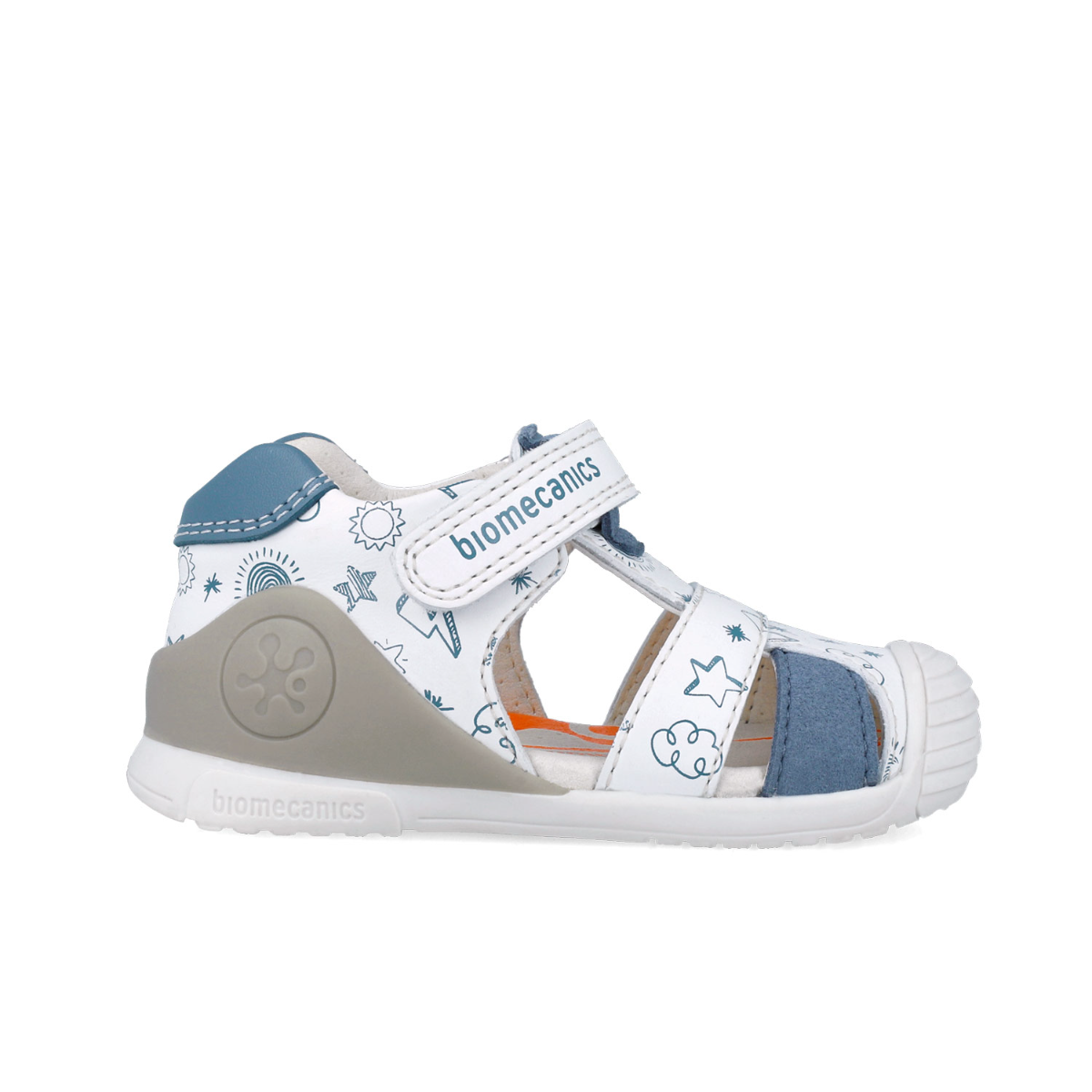 Biomecanics sandale baieti 18-25 Napa Blanco Y Indigo