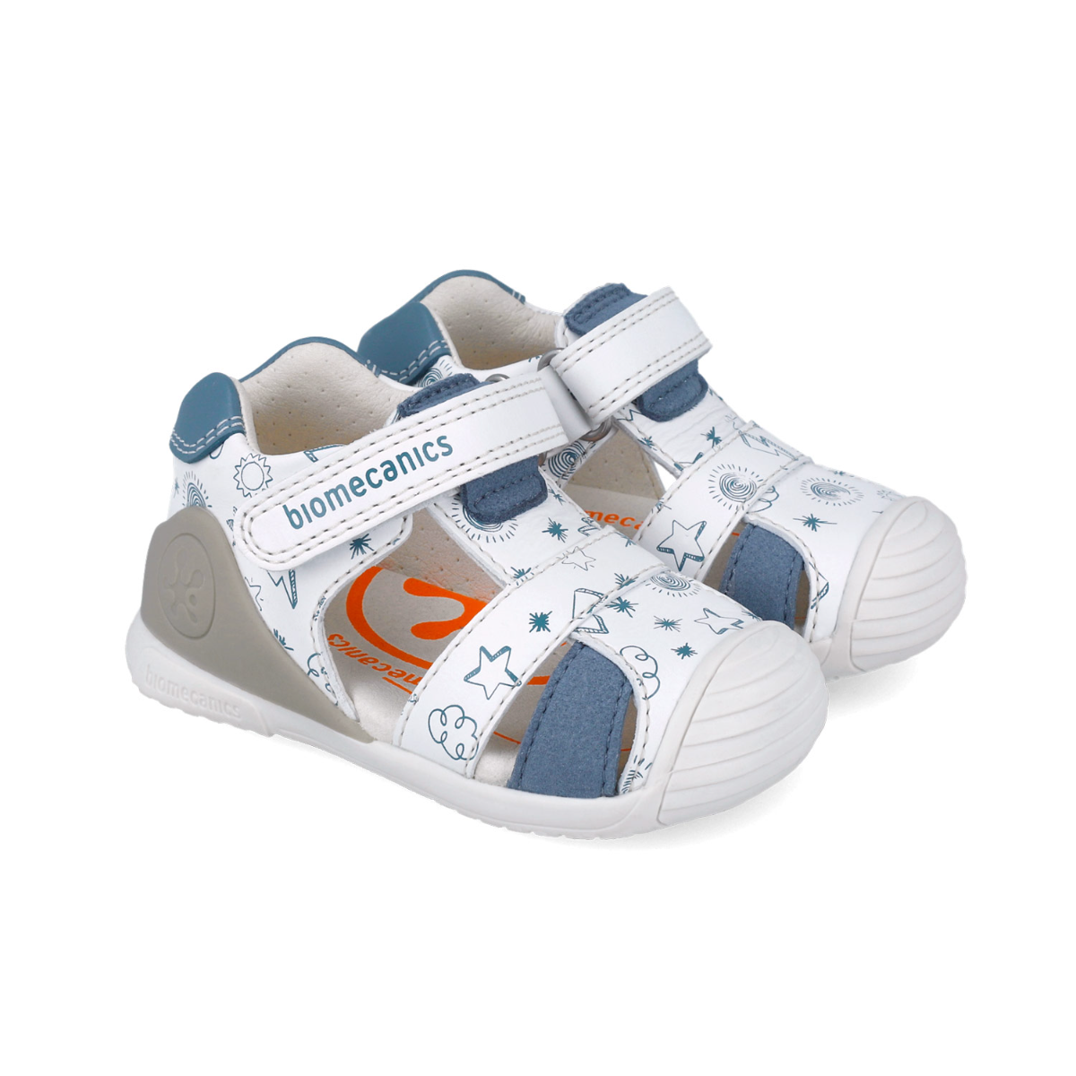 Biomecanics sandale baieti 18-25 Napa Blanco Y Indigo Imagine principală a produsului